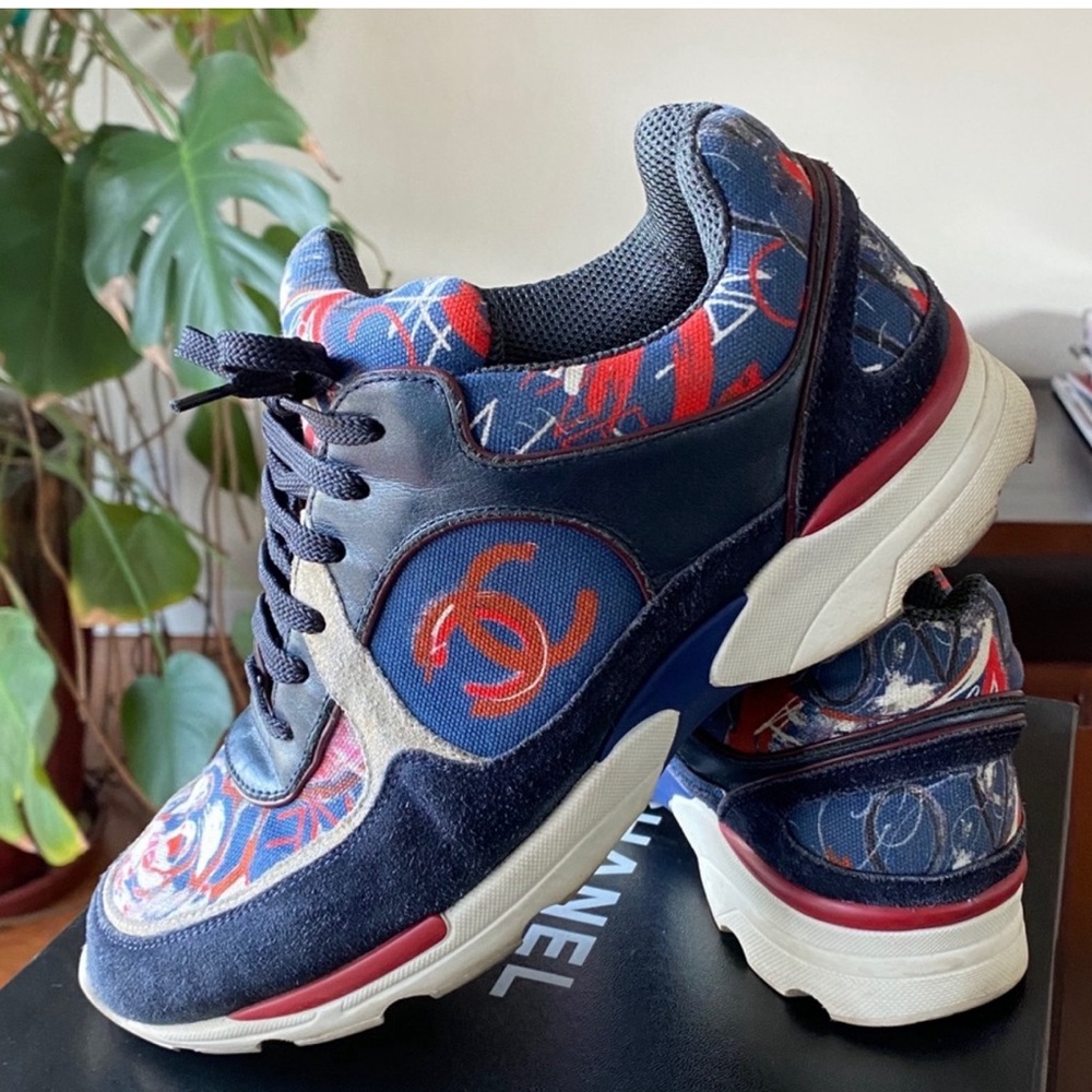 CHANEL Graffiti Sneakers